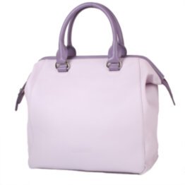 Женская кожаная сумка LASKARA (ЛАСКАРА) LK-DS264-pink-purple