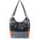 Женская кожаная сумка LASKARA (ЛАСКАРА) LK-DD212-grey-orange