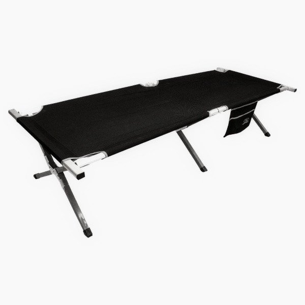 Кровать кемпинговая Highlander Aluminium Camp Bed w/pocket Black