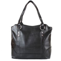 Женская кожаная сумка LASKARA (ЛАСКАРА) LK-DD210-black