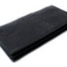 Портмоне-купюрник из кожи крокодила (ND-131 Black)