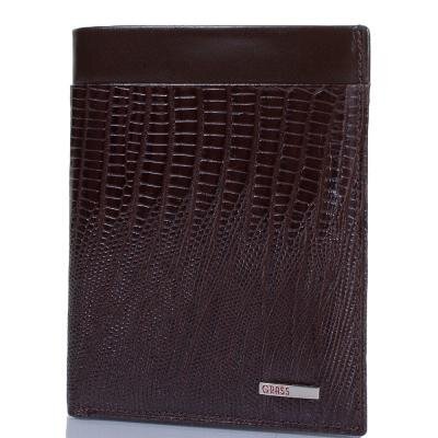 Мужское кожаное портмоне GRASS (ГРАСС) SHI371-33