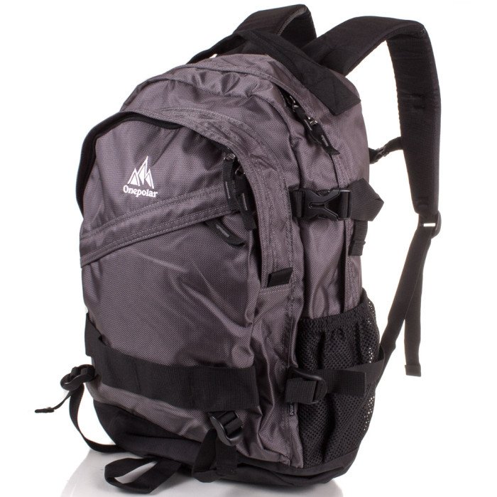 Мужской рюкзак ONEPOLAR (ВАНПОЛАР) W1302-grey