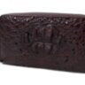 Сумка-кошелек (клатч) из кожи крокодила (N 1512 brown)