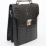 Сумка  из кожи крокодила (U-MZCM15-D Black)