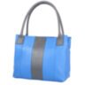 Женская кожаная сумка LASKARA (ЛАСКАРА) LK-DS271-blue-antracite