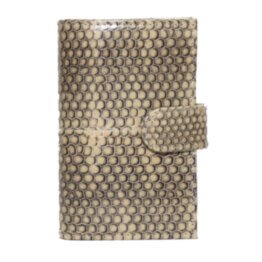 Визитница из кожи змеи (SNCH 18-1 Beige)
