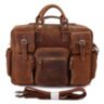Сумка мужская Vintage 14065 винтажная кожа Коричневая