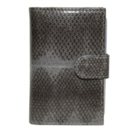 Визитница из кожи змеи (SNCH 18-1 Grey)
