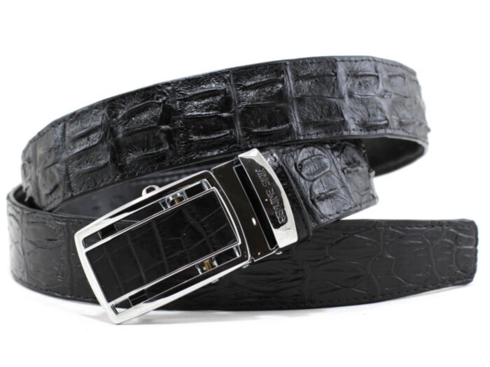 Ремень из кожи крокодила (NWBC-1055 black)