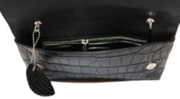 Сумка из кожи крокодила (FAM 042 Black) 