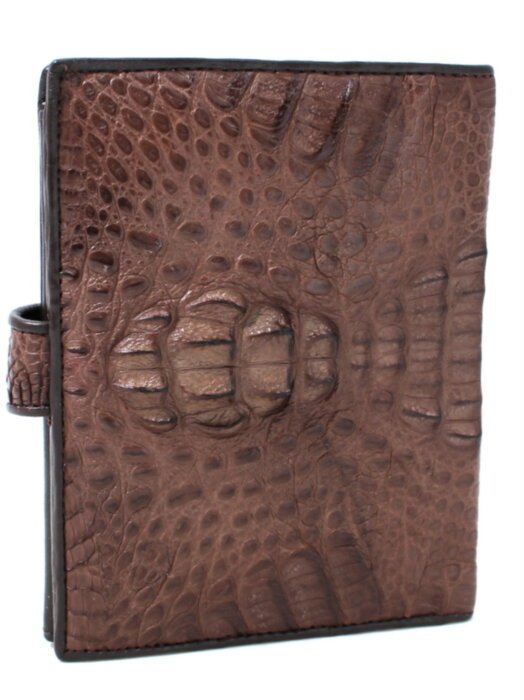Портмоне из кожи крокодила (N ALMP 006-1H Brown)
