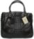 Сумка женская из кожи крокодила (ALH 709 Black) 