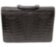 Портфель мужской из кожи крокодила 1453. DCM 38 G Black