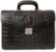 Портфель мужской из кожи крокодила 1453. DCM 38 G Black
