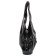 Женская кожаная сумка LASKARA (ЛАСКАРА) LK-DM230-black-glossy