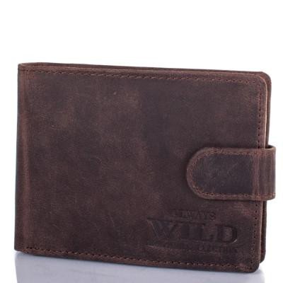 Кошелек мужской кожаный ALWAYS WILD (ОЛВЕЙС ВАЙЛД) DNKN951L-GH-brown