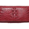 Кошелек женский из кожи крокодила (PCM 04 Burgundy)