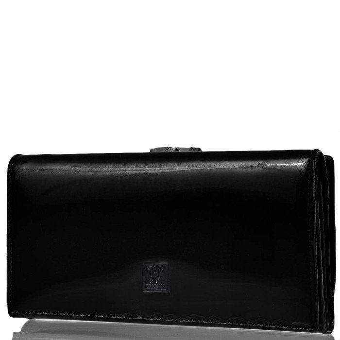 Кожаный женский кошелек WANLIMA (ВАНЛИМА) W500432704-black