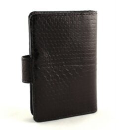 Визитница из кожи змеи (N-111Black)