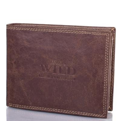 Кошелек мужской кожаный ALWAYS WILD (ОЛВЕЙС ВАЙЛД) DNKN992-MCR-brown