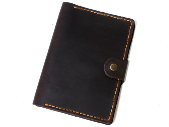 Кожаная обложка для документов с застежкой Klaus Hoff  (ОП-3-33)