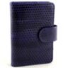 Визитница из кожи змеи (N-541dark blue) 