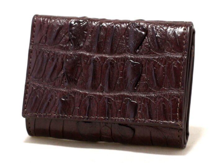 Портмоне из кожи крокодила (cru-21200 Brown)