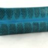 Ключница на  молниии  из кожи змеи (N-8211 Turquoise) 