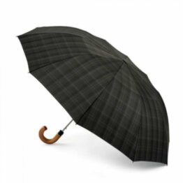 Зонт мужской Fulton Dalston-2 G857 Charcoal Check (Клетка)