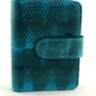 Визитница из кожи змеи (N-811Turquoise) 