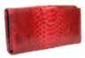 Женское портмоне из кожи питона (PT 043 Red)