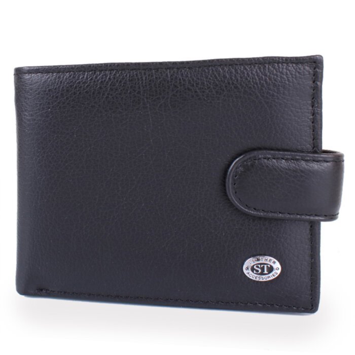 Кошелек мужской кожаный ST LEATHER ACCESSORIES NST103-black