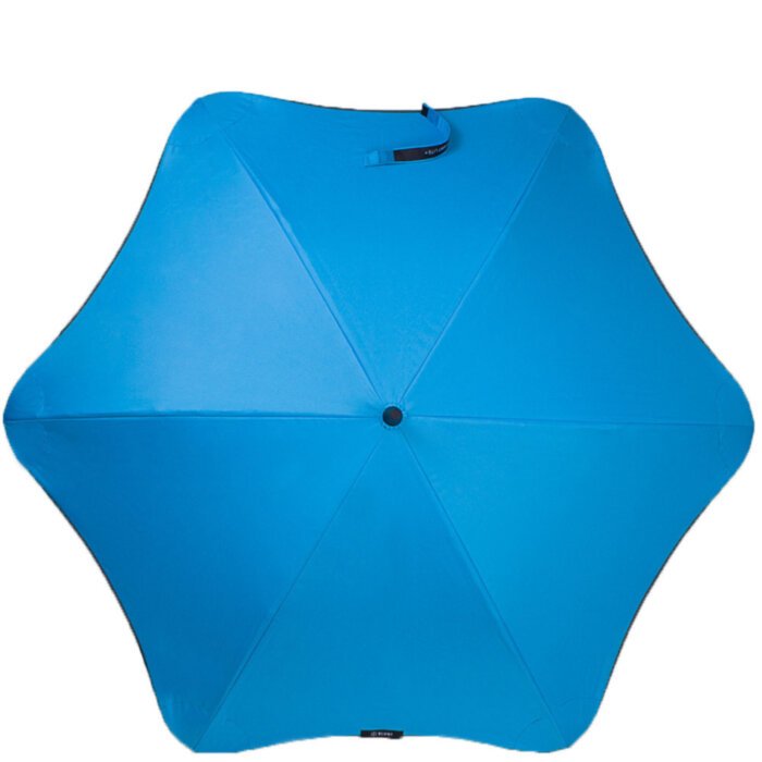 Противоштормовой зонт-трость женский механический BLUNT (БЛАНТ) Bl-lite-plus-blue