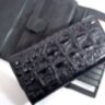 Женское портмоне из кожи крокодила (WOR-1030 black)