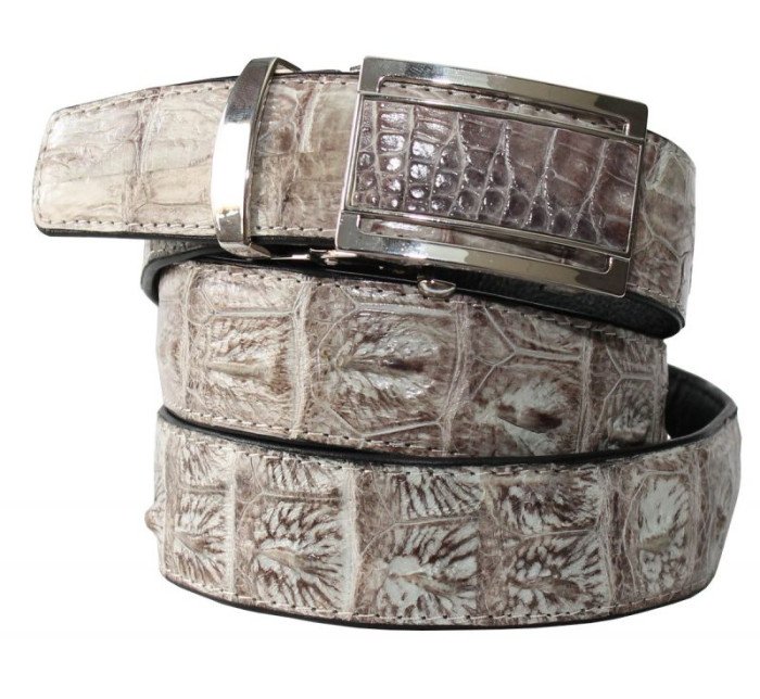 Ремень из кожи крокодила (N105 ALB-B Natural)