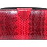 Женское портмоне из кожи морской змеи (U-SN 11-2 Fire red)