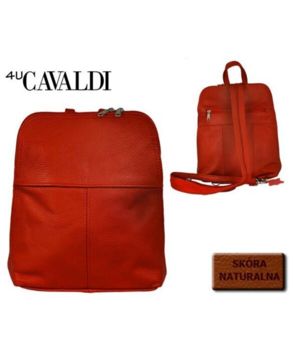 Кожаный рюкзак Cavaldi (PL 1 red)