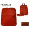 Кожаный рюкзак Cavaldi (PL 1 red)