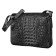 Сумка CROCODILE LEATHER 18020 из натуральной кожи крокодила Черная