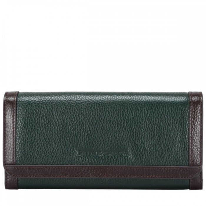 Кошелек женский Smith & Canova 26802 Althorp (Green-Brown)