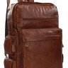 Рюкзак Vintage 14156 из кожи Коричневый