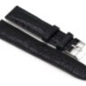Ремешок для часов из кожи крокодила (ALWS 01 Black)