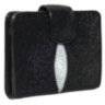Кошелек женский из кожи ската (NST 95 Black)