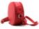 Женская круглая кожаная сумка cross-body Buono (08-10976 red)
