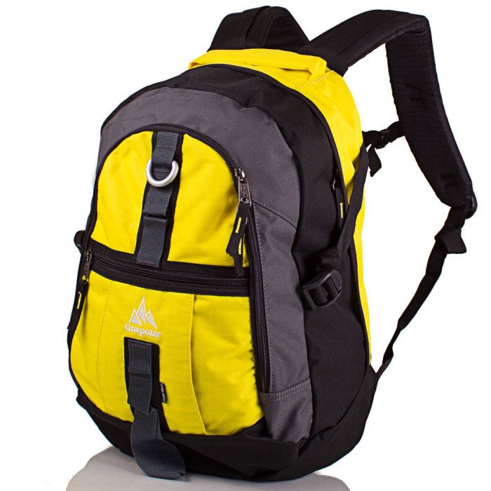 Мужской рюкзак ONEPOLAR (ВАНПОЛАР) W731-yellow