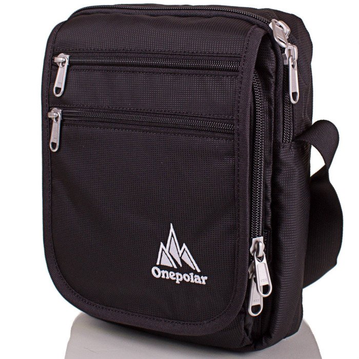 Мужская спортивная сумка ONEPOLAR (ВАНПОЛАР) W5633-black