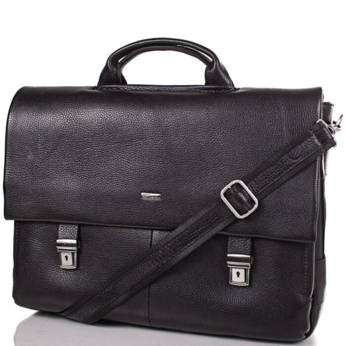 Портфель мужской кожаный с отделением для ноутбука DESISAN (ДЕСИСАН) SHI1315-2