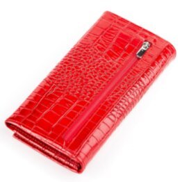 Кошелек женский CANPELLINI 17048 кожаный Красный