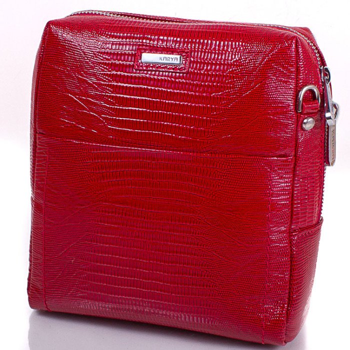 Женская кожаная сумка-клатч KARYA (КАРИЯ) SHI0693-1LAZ